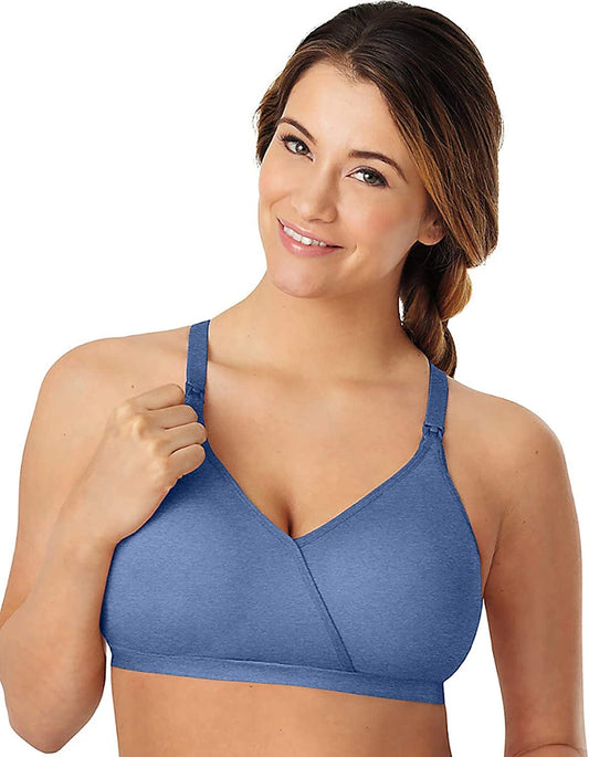 Playtex Women'S Nursing Shaping Foam Wirefree Bra US4958 Classic Denim Heather / Small