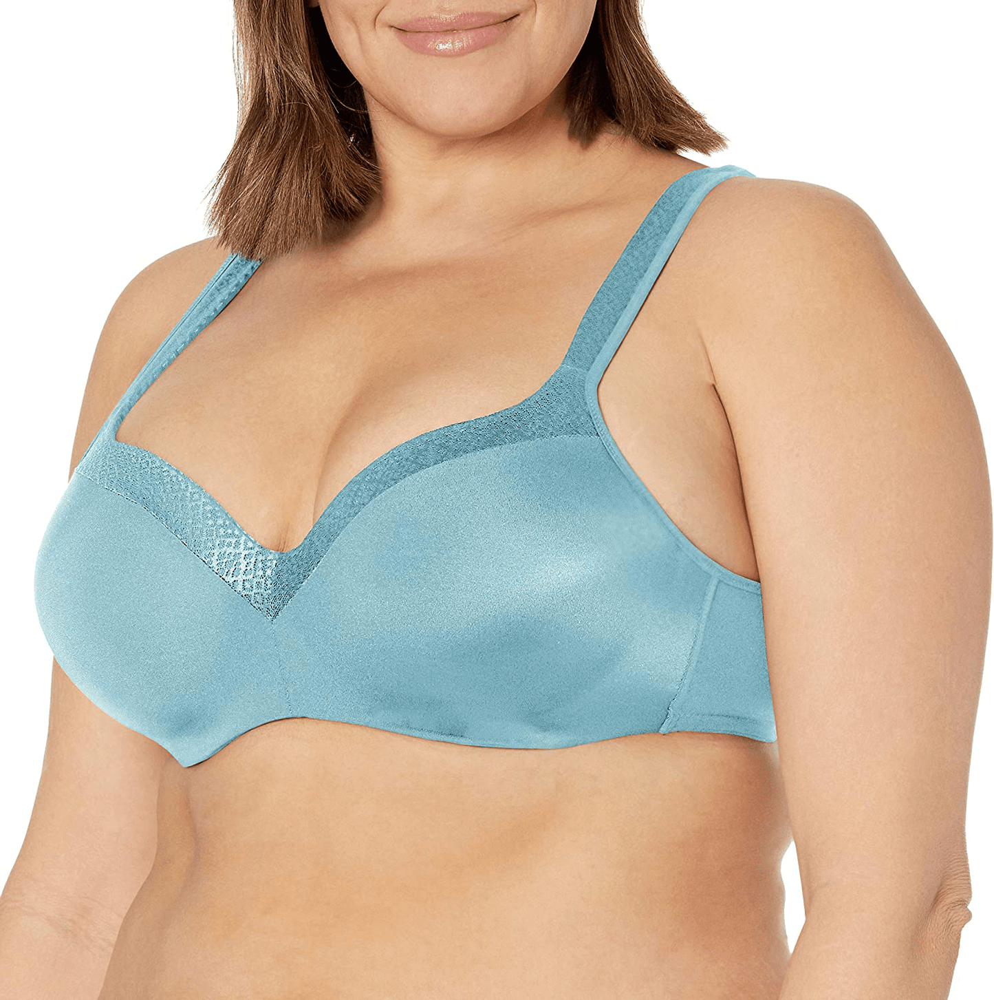 Playtex Women's Secrets Shapes & Supports Balconette Full-Figure Underwire Bra Us4823 Fresh Aqua / 36DD