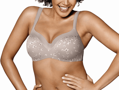 Playtex Women's Secrets Shapes & Supports Balconette Full-Figure Underwire Bra Us4823 Tossed Floral Print / 36C