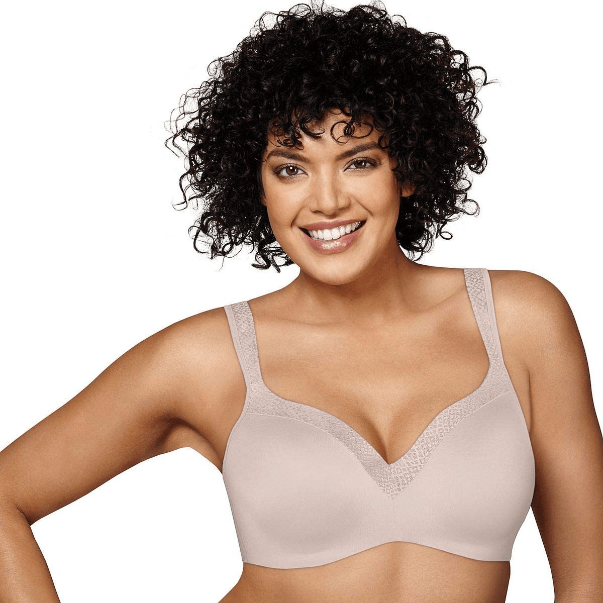 Playtex Women's Secrets Shapes & Supports Balconette Full-Figure Underwire Bra Us4823 Sandshell / 40G