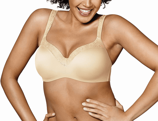 Playtex Women's Secrets Shapes & Supports Balconette Full-Figure Underwire Bra Us4823 Light Beige / 40D