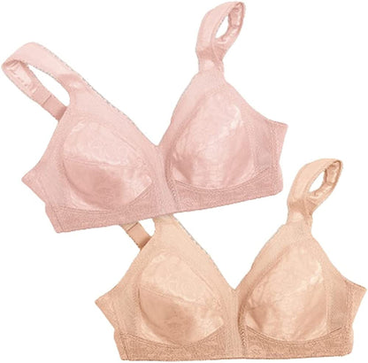 Playtex Women'S Wireless Bra Pretty Blush/Cafe Au Lait / 2 / 40D