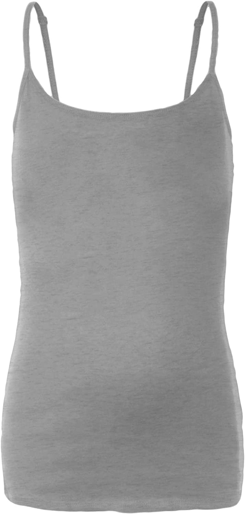 Preteen Training Bra Camisole Wireless Built in Fabric Support Cami Heather Gray / Small