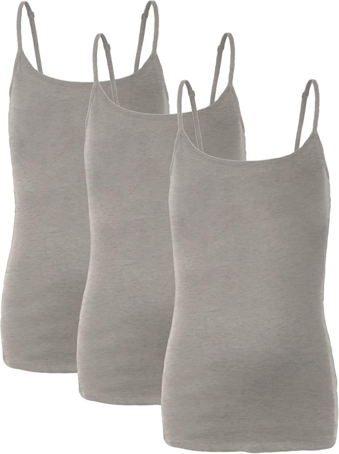 Preteen Training Bra Camisole Wireless Built in Fabric Support Cami 3pk - Oat, Oat, Oat / Medium