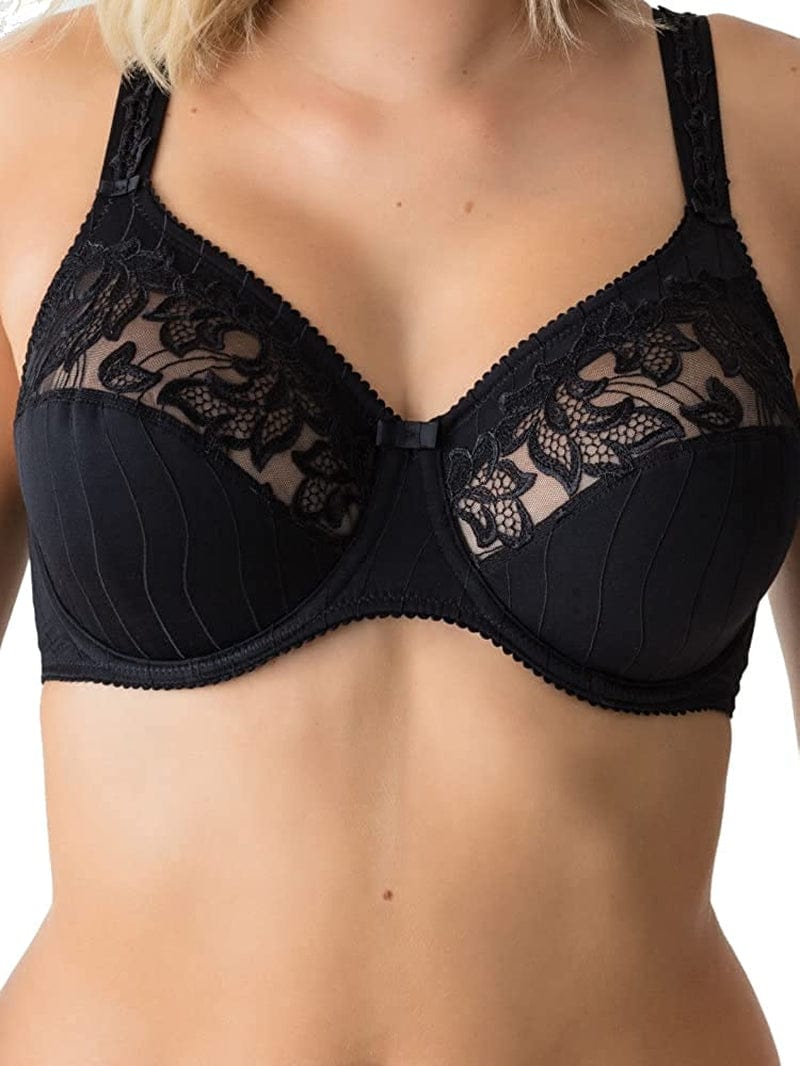 Primadonna Deauville 0161816/0161817 Women'S Underwired Comfort Bra Black / 46H