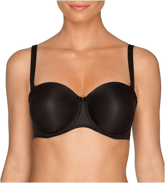 Primadonna Women'S Satin Strapless Bra 016-1331 Black / 32E