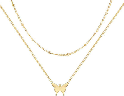 Punk Simple Style Gold/Silver Plated Lightning Long Exaggerated Square Geometric Stick Drop Dangle Earring for Women I-2:silver layered necklace
