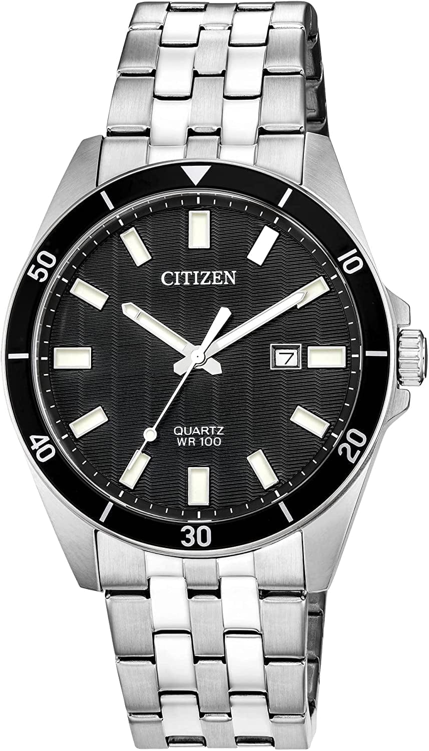 Quartz Mens Watch, Stainless Steel, Classic, Silver-Tone (Model: BI5050-54E)