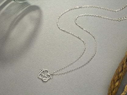 Rarelove Aunt Gifts,Aunt, Gifts for Aunt Gifts from Niece,925 Sterling Silver Tiny Infinity Heart Necklaces for Women,Aunt Niece Necklace