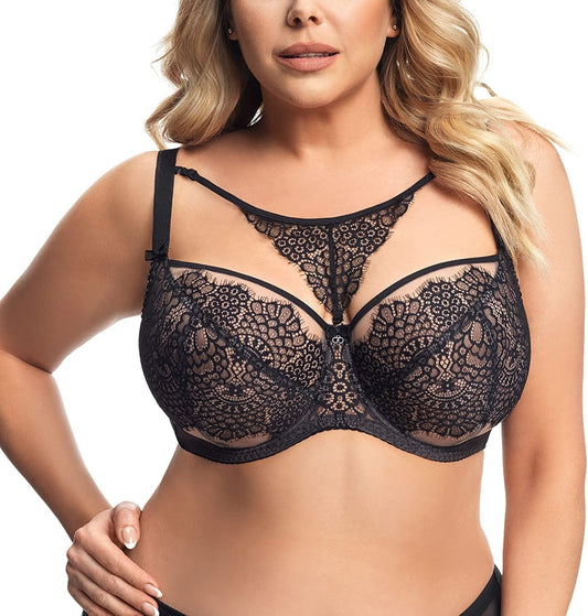 Ravenna K677 Women'S Black Non-Padded Underwired Full Cup Bra 30K
