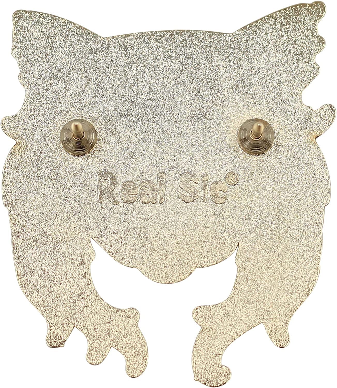 REAL SIC Black & White Cat Pin - Adorable Cat Enamel Pin with Long Beard, Lapel Pin for Cat Lovers & Feline Friends. Perfect Accessory & Gift for Jackets, Hats, Backpacks & Tops