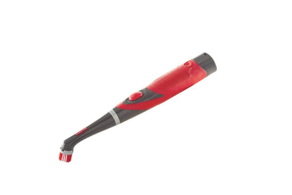 Reveal Cordless Battery Power Scrubber, Gray/Red, Multi-Purpose Scrub Brush Cleaner for Grout/Tile/Bathroom/Shower/Bathtub, Water Resistant, Lightweight, Ergonomic Grip (1839685)