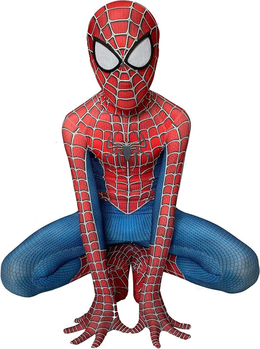 Riekinc Superhero Jumpsuit Boys Bodysuit Halloween Cosplay Costumes
