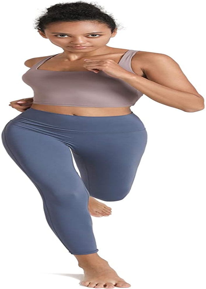 Romansong Strappy Yoga Sports Bras for Women Padded Criss-Cross Back Tank Tops
