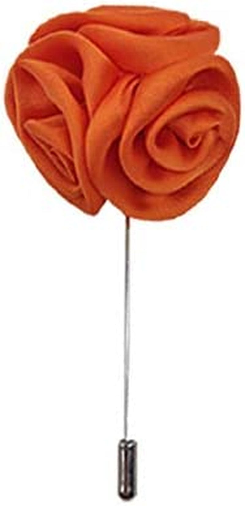 Rose Boutonnières Men'S Lapel Pins Satin Flower 10 Pack Groom Wedding Boutonniere Suit Brooch Outfit Accessories
