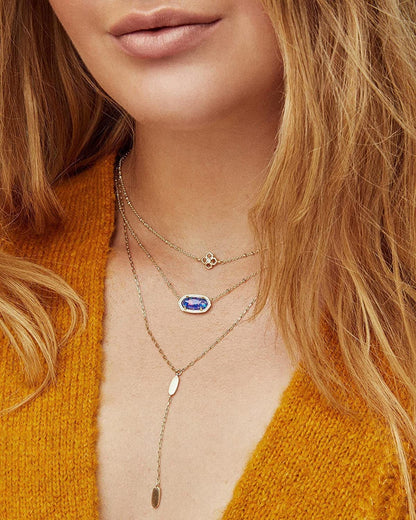 Rue Adjustable Length Pendant Necklace for Women, Fashion Jewelry RHODIUM - RHODIUM METAL