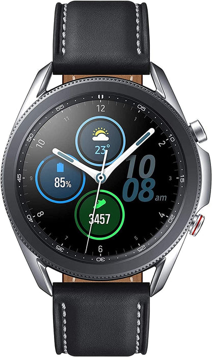 SAMSUNG Galaxy Smart Watch 3 (45Mm, Mystic Black) (Renewed) Mystic Silver