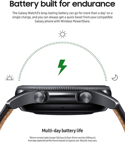 SAMSUNG Galaxy Smart Watch 3 (45Mm, Mystic Black) (Renewed)