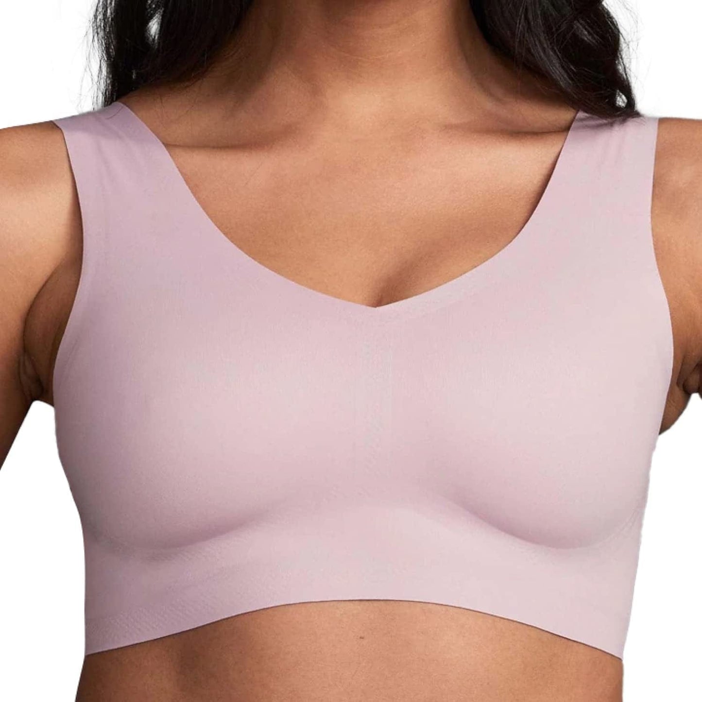 Seamless Bralette - Bralettes for Women, Wireless Bra, Invisible Bra, Sexy Bra - Regular & plus Size Bras for Women Keepsake Lilac / Misses / X-Small