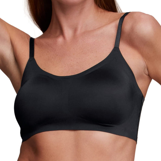Seamless Bralette with Adjustable Straps: Black/Nude Bralettes for Women, Wireless Bra for Women, Bralette Seamless Bra Black / Plus / Small