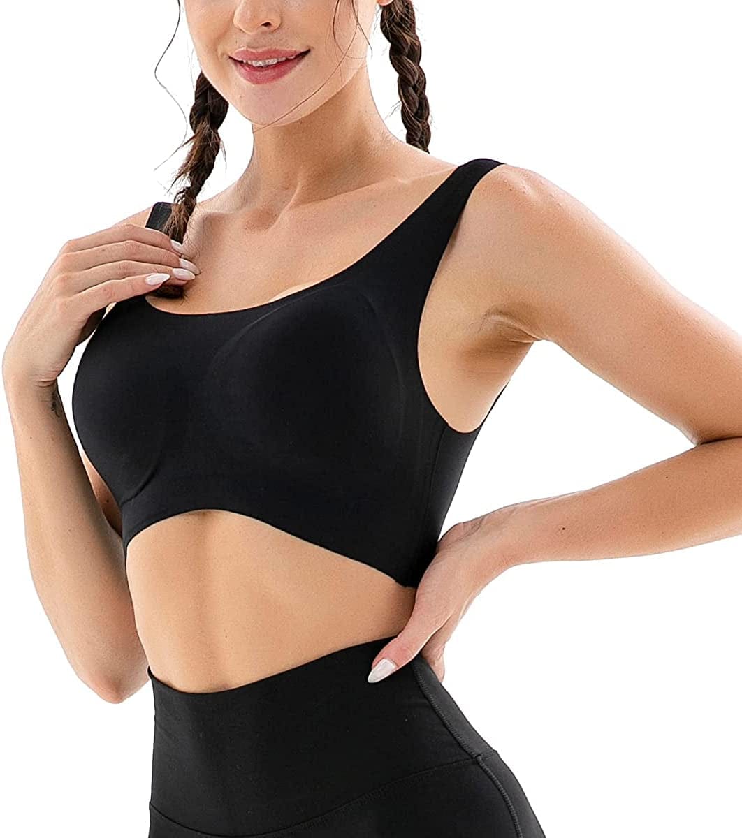 Seamless Bras for Women Wireless Bra Lightly No-Underwire Design Low-Impact Sports Bras Comfy Daily Bra