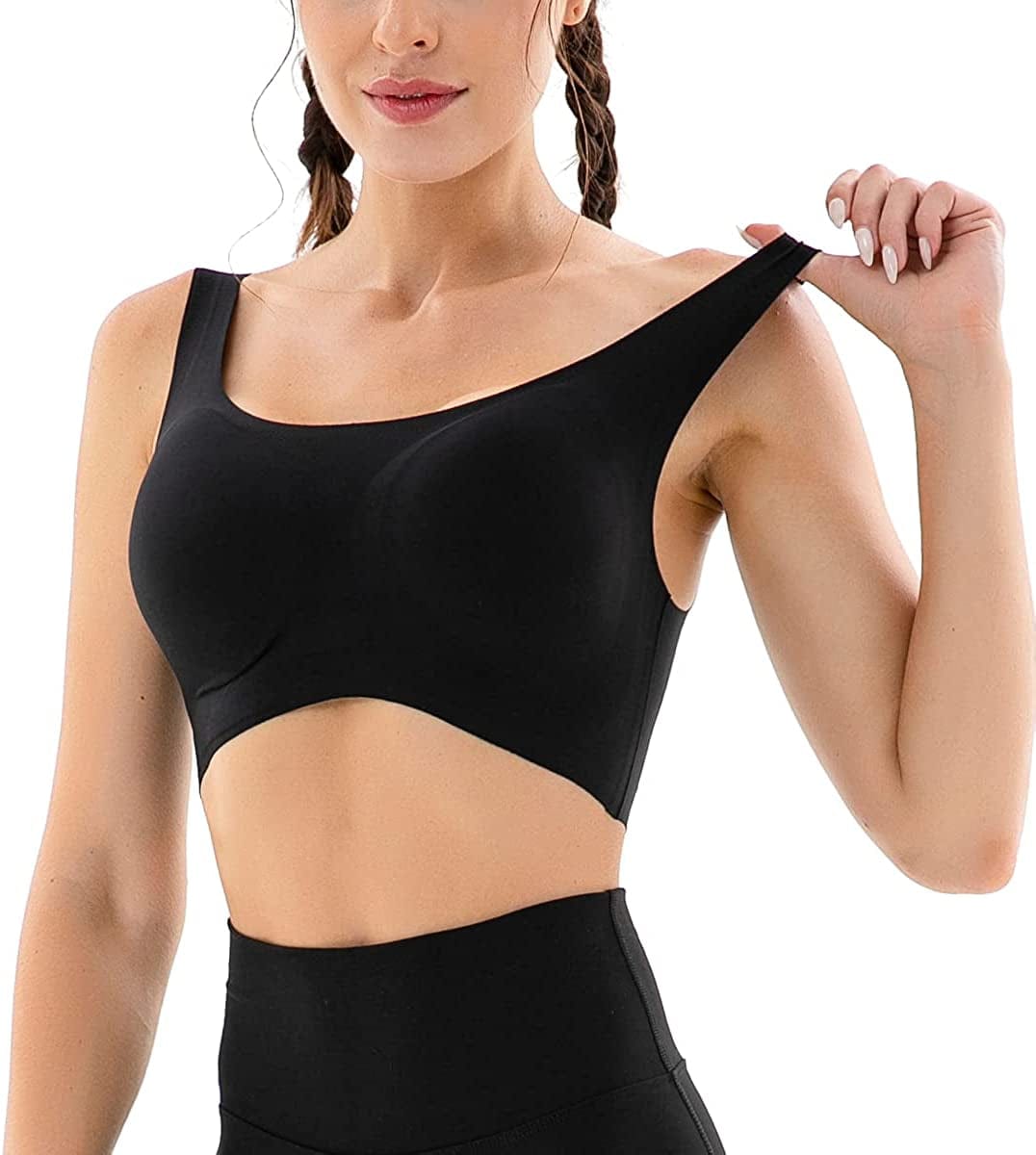 Seamless Bras for Women Wireless Bra Lightly No-Underwire Design Low-Impact Sports Bras Comfy Daily Bra