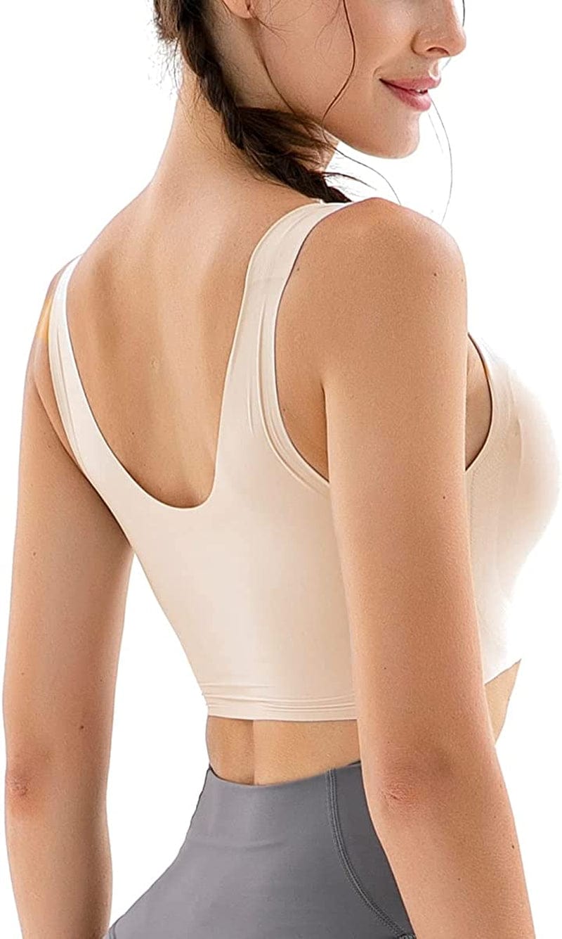 Seamless Bras for Women Wireless Bra Lightly No-Underwire Design Low-Impact Sports Bras Comfy Daily Bra