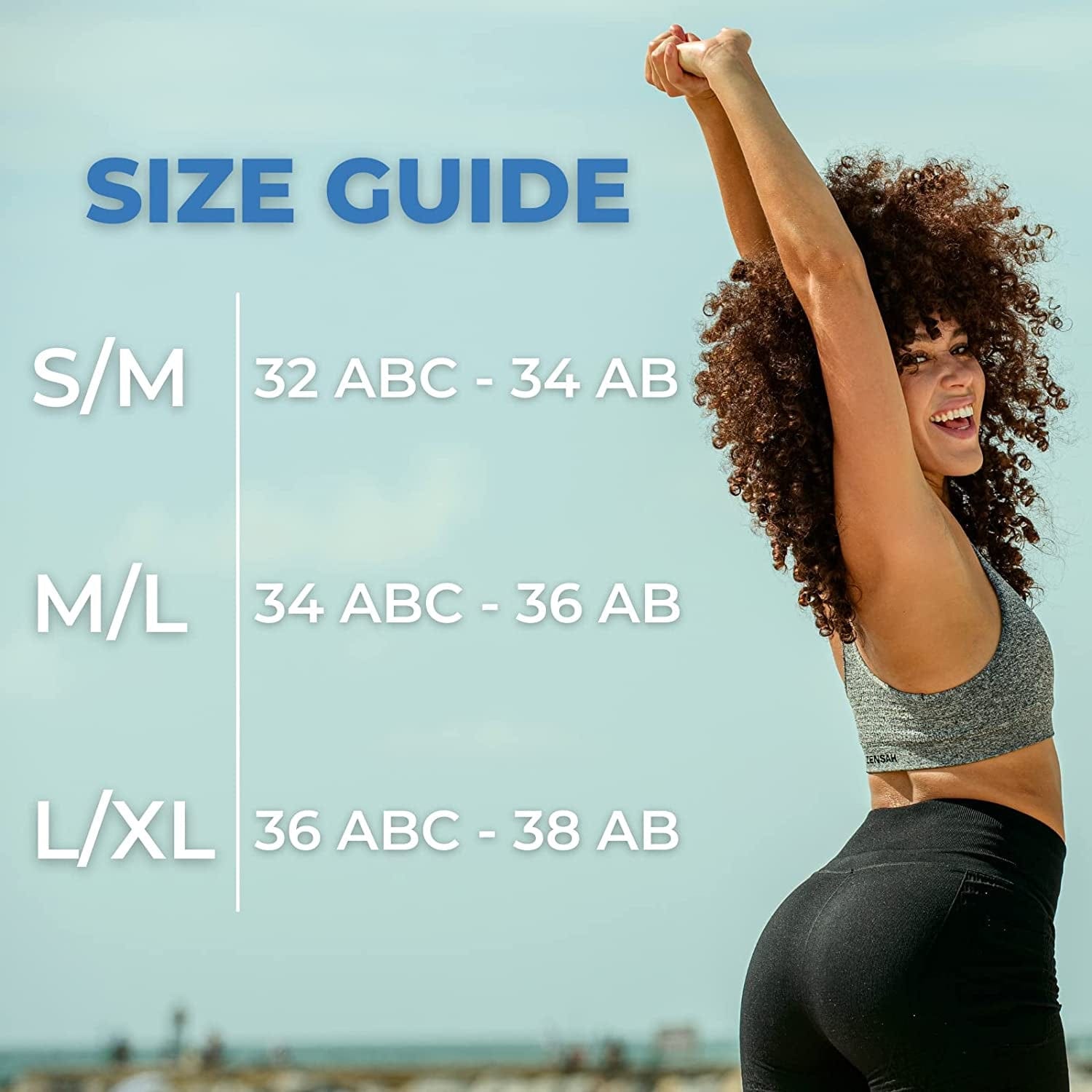 Seamless Sports Bra for Women - Racerback, Impact, Running Support Bras