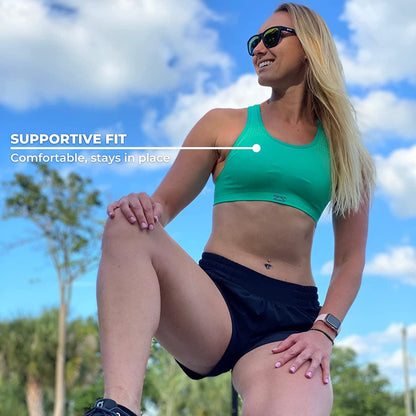 Seamless Sports Bra for Women - Racerback, Impact, Running Support Bras