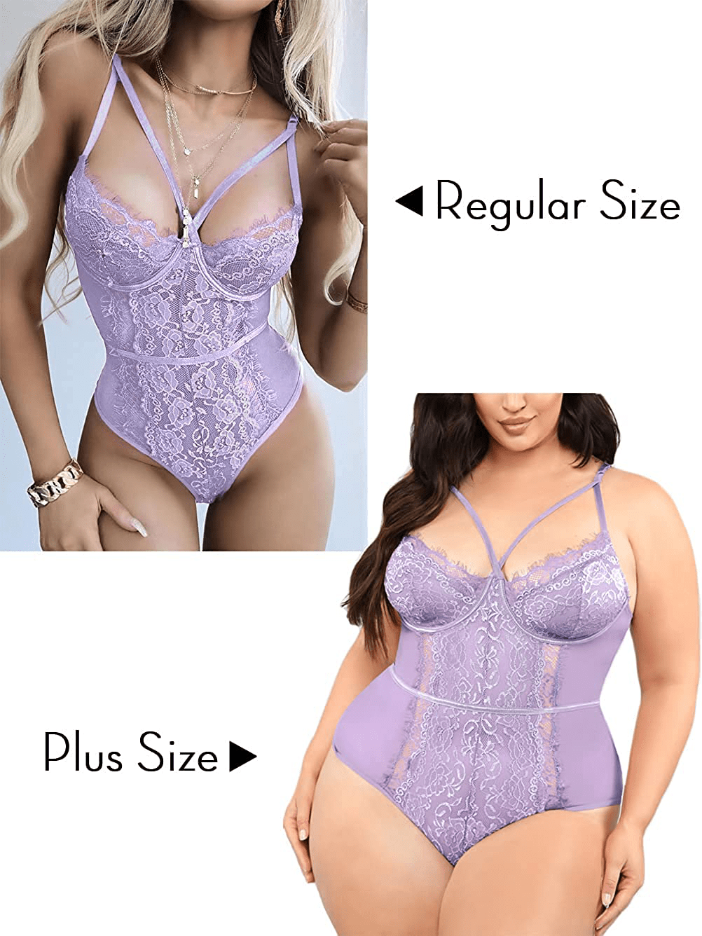 See through Lingerie,V-Neck Lace Babydoll,Sexy Lingerie Women,One Piece Bodysuit Apparel & Accessories > Clothing > Underwear & Socks > Lingerie Kylie Max   