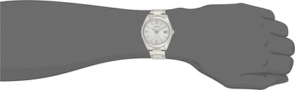 Seiko Men'S Essentials Japanese Quartz with Stainless Steel Strap, Silver (Model: SUR307)