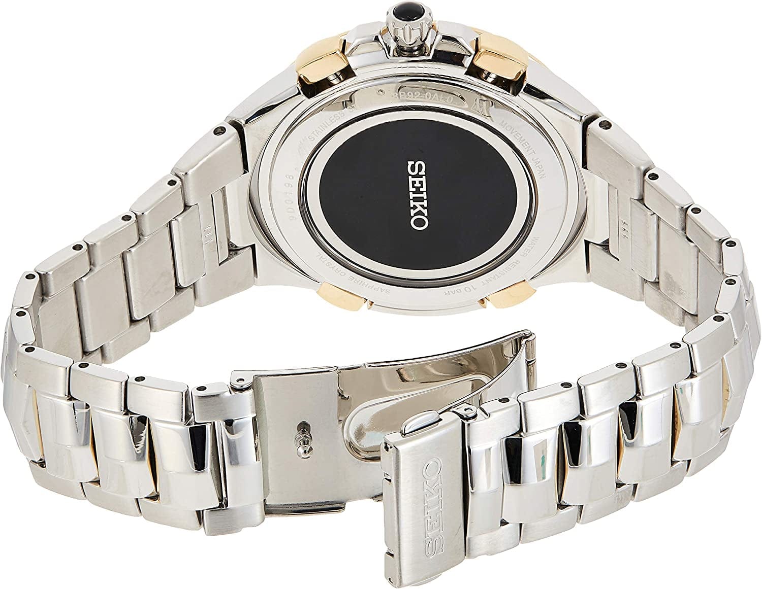 SEIKO Men'S SSG010 COUTURA Analog Display Japanese Quartz Two Tone Watch