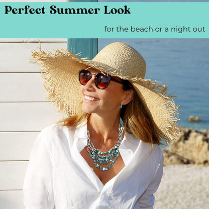 Shop LC Handmade Chunky Beaded Jewelry for Women Seed Bead Necklace Bracelet Earrings Sets Boho Beach Summer Gifts
