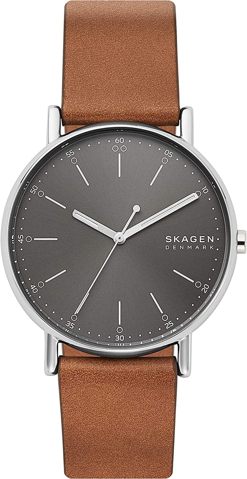 Signatur Three-Hand 40Mm Minimalist Watch Brown/Gray
