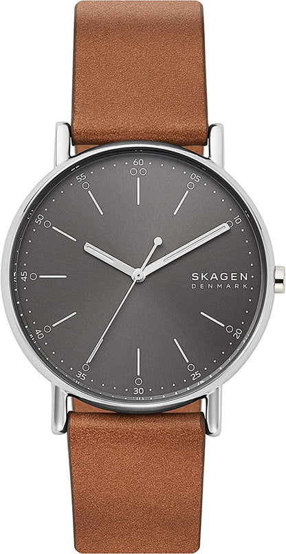 Signatur Three-Hand 40Mm Minimalist Watch Brown/Gray