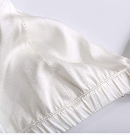 Silriver Women'S Silk Satin Triangle Bralette Soft Cup Wireless Bra Smooth and Comfortable Wire Free Bra Top