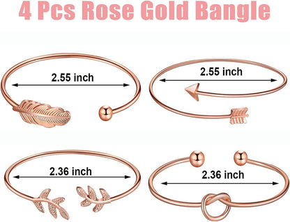 Simple Bar Jewelry Set Vertical Bar Necklace Earrings Adjustable Cuff Bracelet for Women