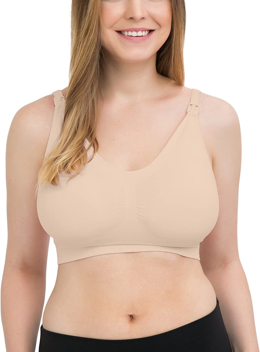 Simply Sublime Seamless Nursing Bra for Breastfeeding | Wireless Maternity Bra Beige / Regular / Medium