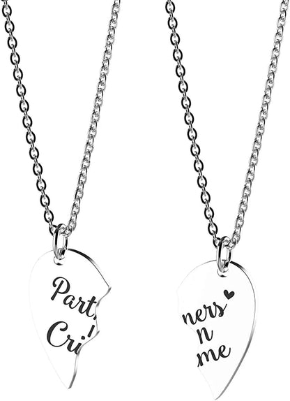 Sisters Necklace Set for 2 3 4,Big Sis Mid Sis Lil Sis Gifts Mom Charms & Pendants Necklace Jewelry Gift for Big Middle Little Sisters Friendship Gifts,Christmas Birthday Gift for Daughter Sister Best Friends. Partnes_neck_2
