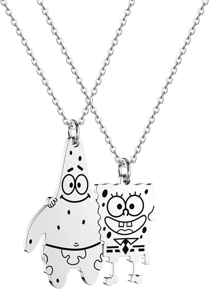 Sisters Necklace Set for 2 3 4,Big Sis Mid Sis Lil Sis Gifts Mom Charms & Pendants Necklace Jewelry Gift for Big Middle Little Sisters Friendship Gifts,Christmas Birthday Gift for Daughter Sister Best Friends. 1_1_Funy_Puzzle Neck 2