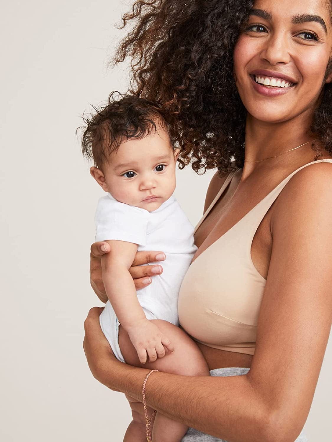 Sleep Maternity Bra | Easy for Breastfeeding, Seamless, Wireless, Day & Night Comfort with Flattering Ballet Neckline