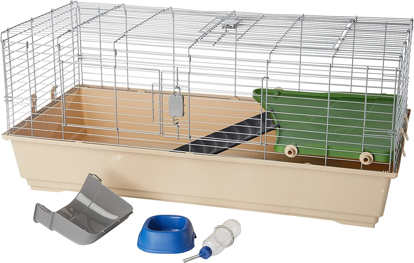 Small Animal Cage Habitat with Accessories - 49 X 27 X 21 Inches, Jumbo
