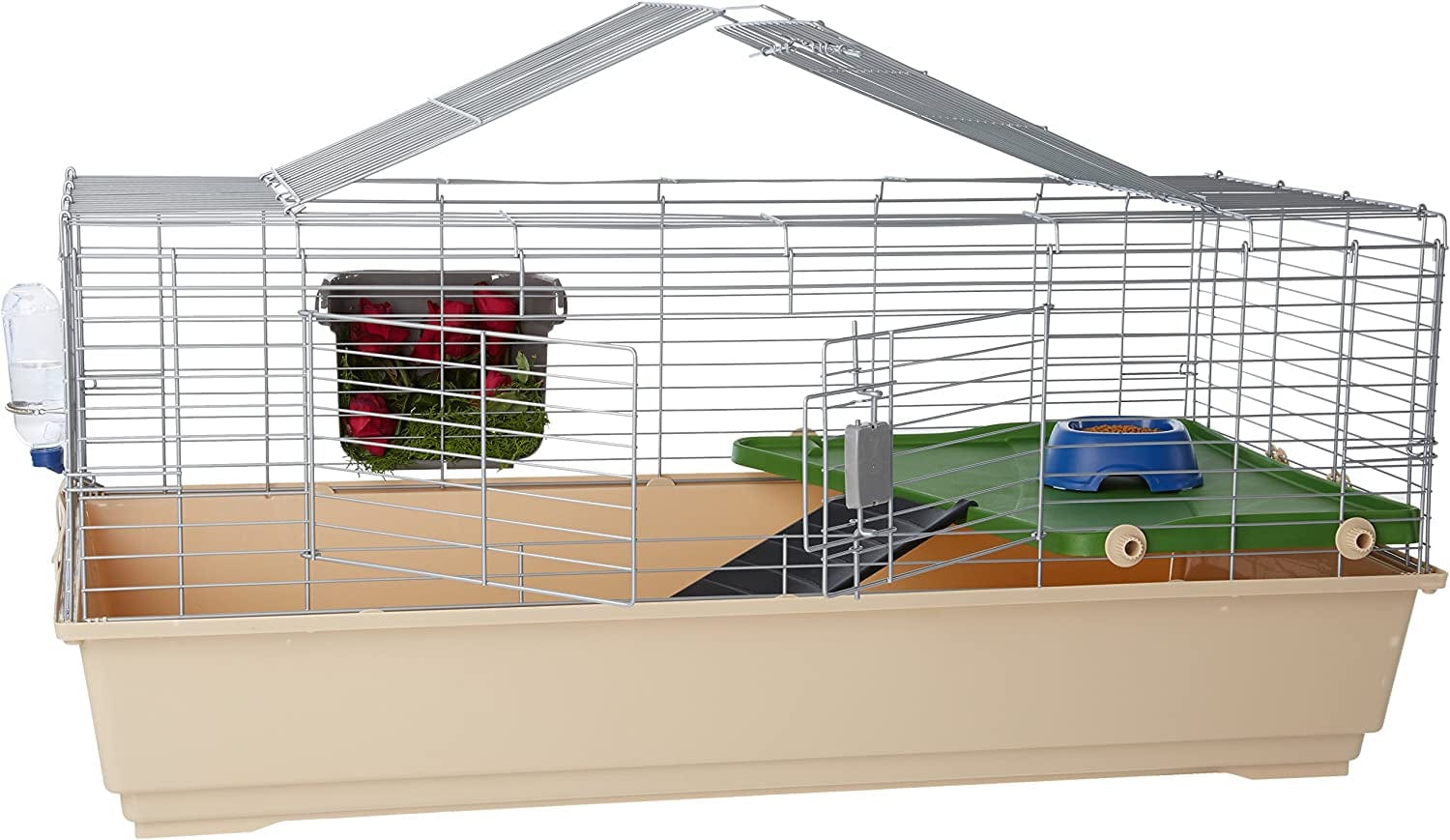 Small Animal Cage Habitat with Accessories - 49 X 27 X 21 Inches, Jumbo Jumbo