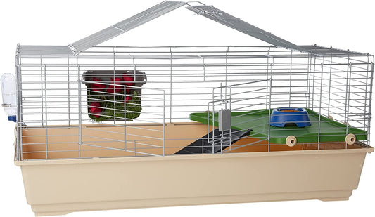 Small Animal Cage Habitat with Accessories - 49 X 27 X 21 Inches, Jumbo Jumbo