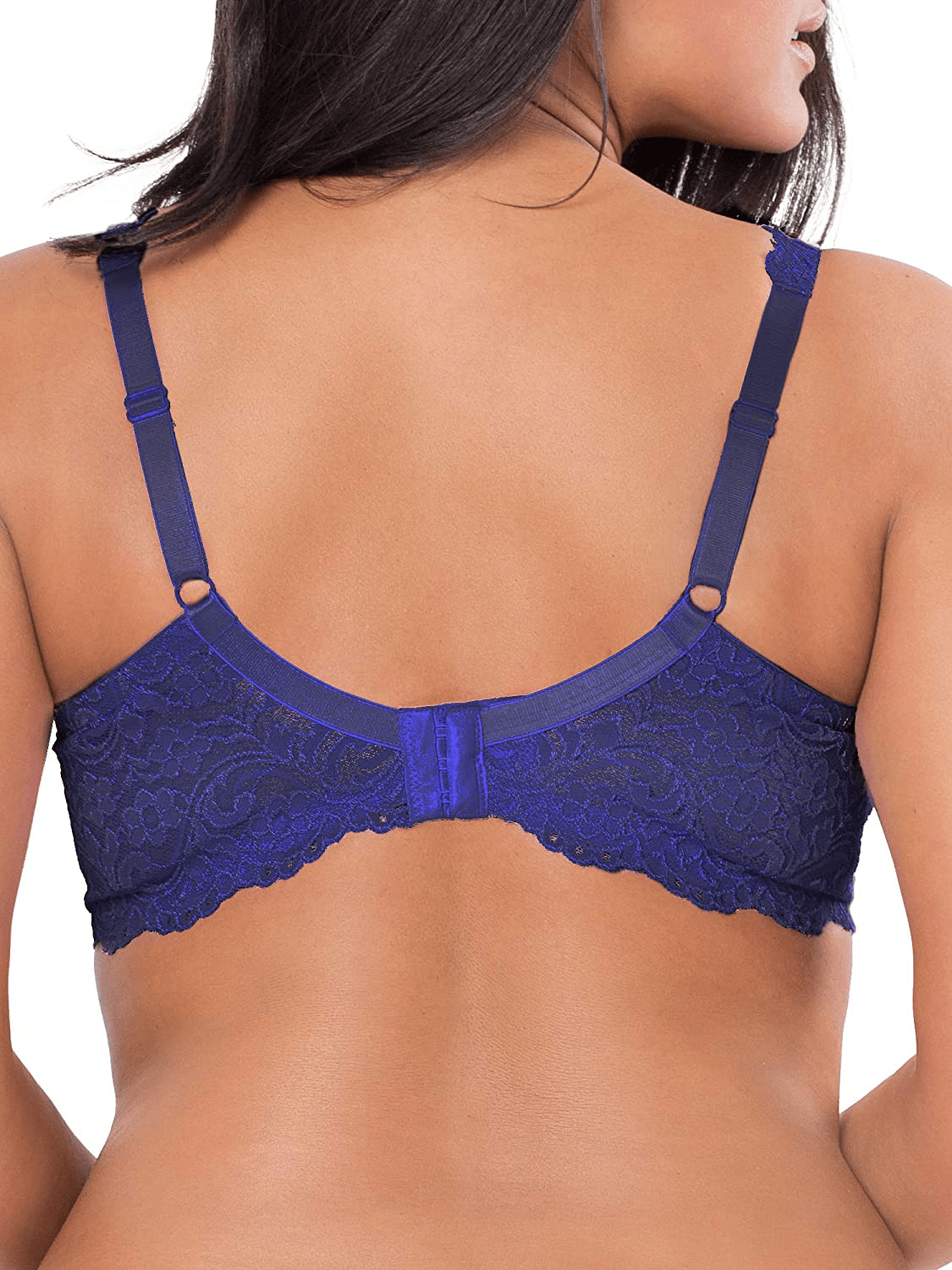 Smart & Sexy Women's Curvy Signature Lace Unlined Underwire Bra with Added Support
