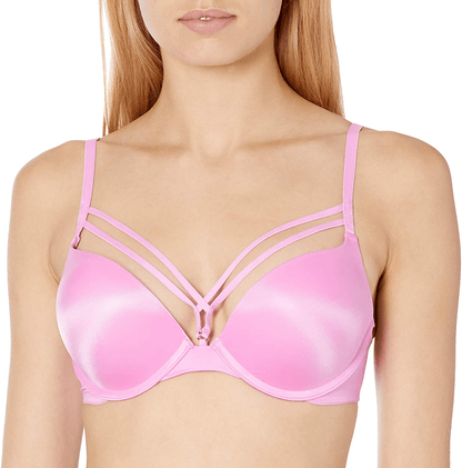 Smart & Sexy Women's Maximum Cleavage Underwire Push up Bra Light Violet (Satin) / 40B