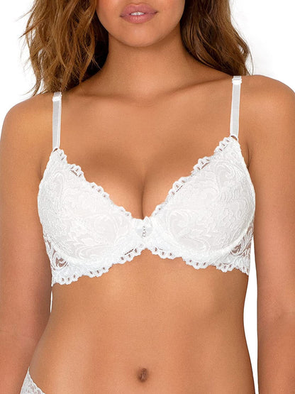 Smart & Sexy Women'S Signature Lace Push up Bra White / 38D