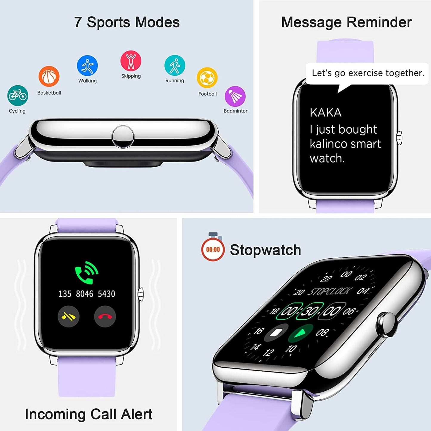 Smart Watch, Fitness Tracker with Heart Rate Monitor, Blood Pressure, Blood Oxygen Tracking, 1.4 Inch Touch Screen Smartwatch Fitness Watch for Women Men Compatible with Android Iphone Ios