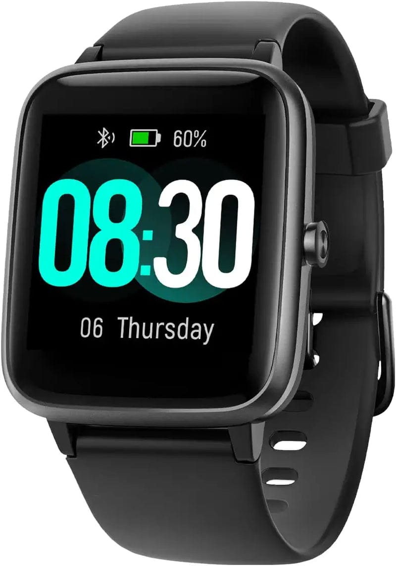 Smart Watch for Ios and Android Phones, Watches for Women IP68 Waterproof Smartwatch Fitness Tracker Watch with Heart Rate/Sleep Monitor Steps Calories Counter (Pink) Black