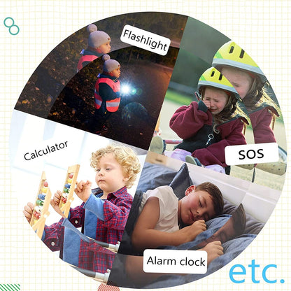 Smart Watch for Kids Girls Boys, Kids Watches with Dual Cameras 24 Learning Games Music Video Pedometer Alarm Calculator Watches, Gift for 3-10 Years Olds Girls Boys(Pink)